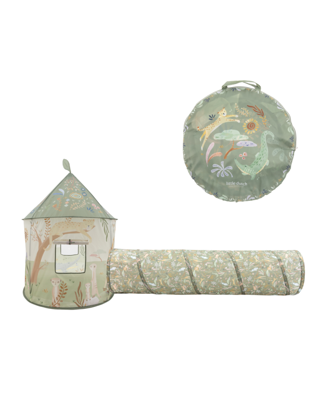 Safari Tent with Play Tunnel