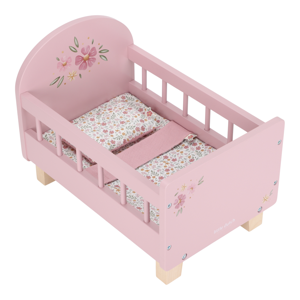 Wooden Doll Bed NEW