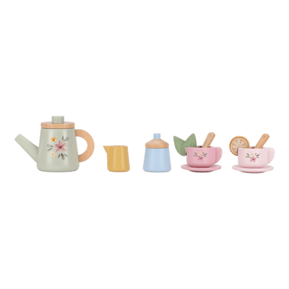 Wooden Tea Service Set NEW