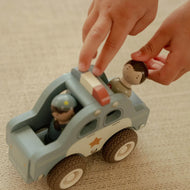 Wooden Police Car