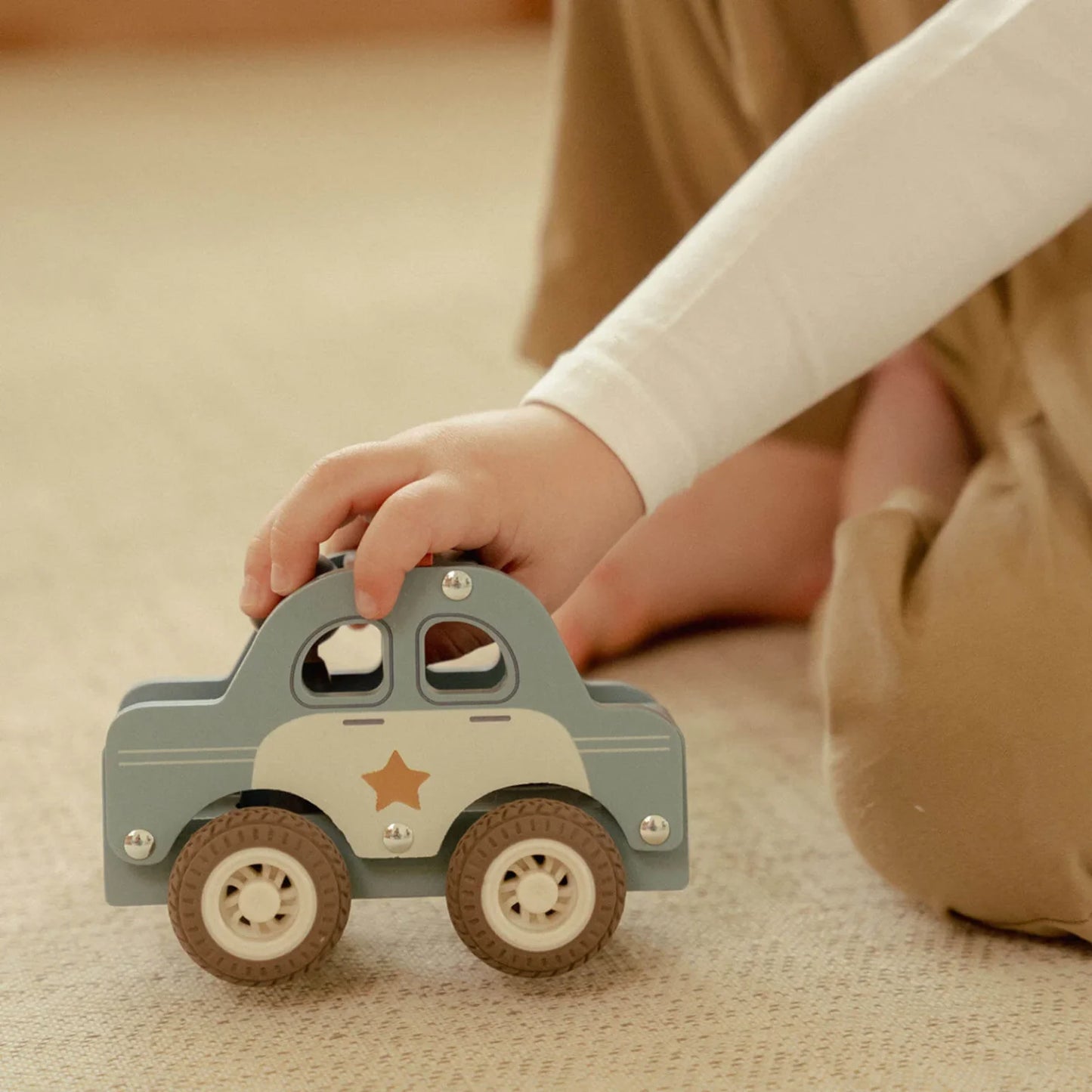 Wooden Police Car