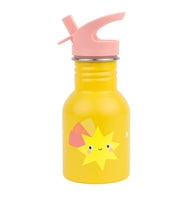 Yellow star metal bottle
