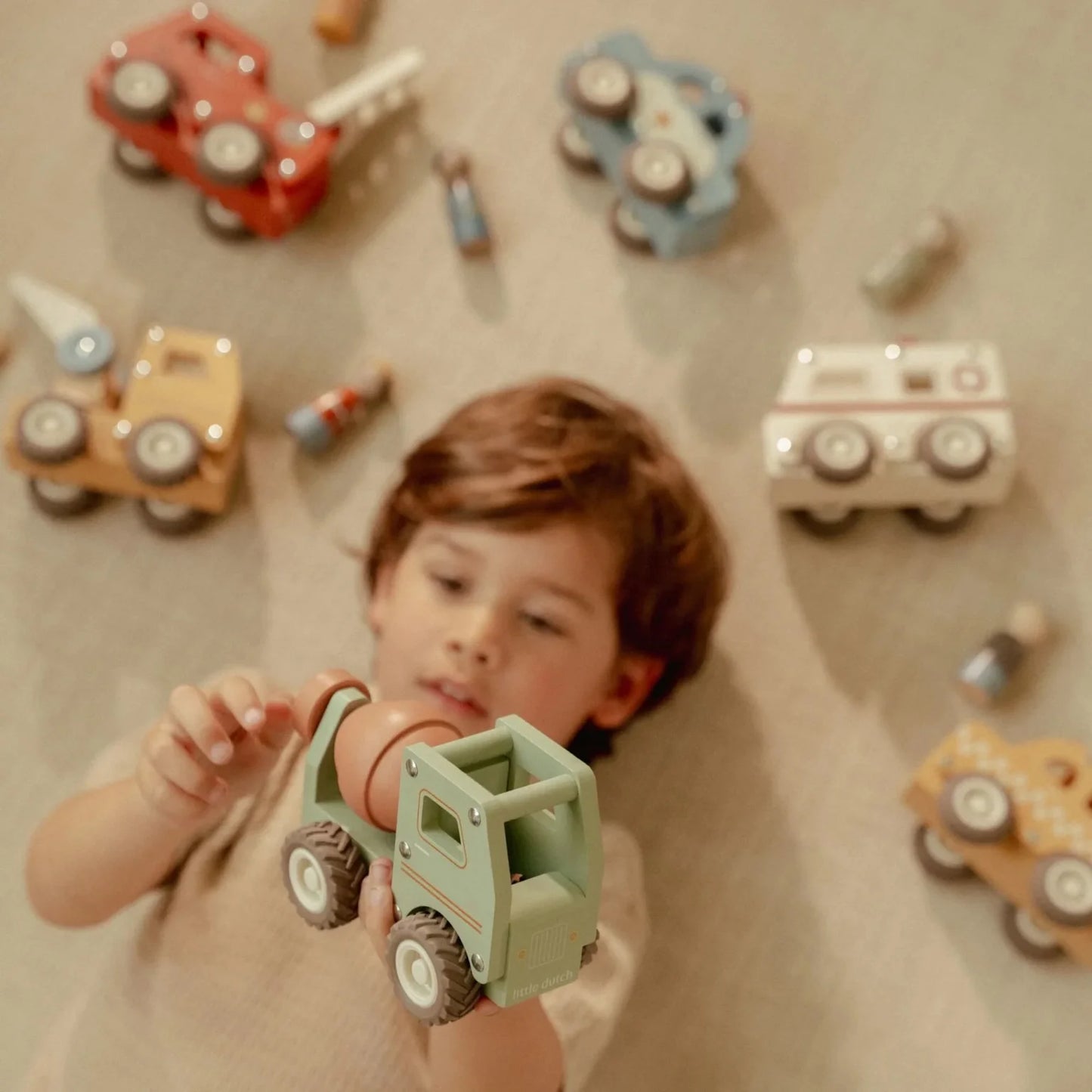 Wooden Cement Truck
