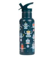XL Thermal Drinking Bottle - Robots