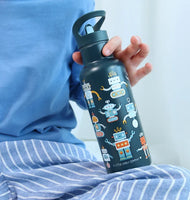 XL Thermal Drinking Bottle - Robots