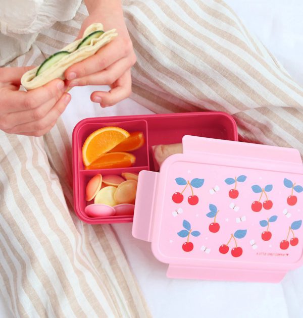 Bento lunch box - cherries