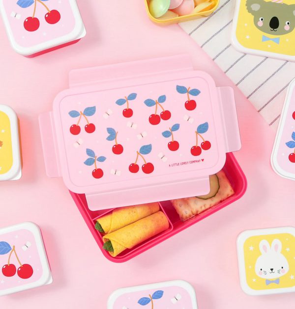 Bento lunch box - cherries