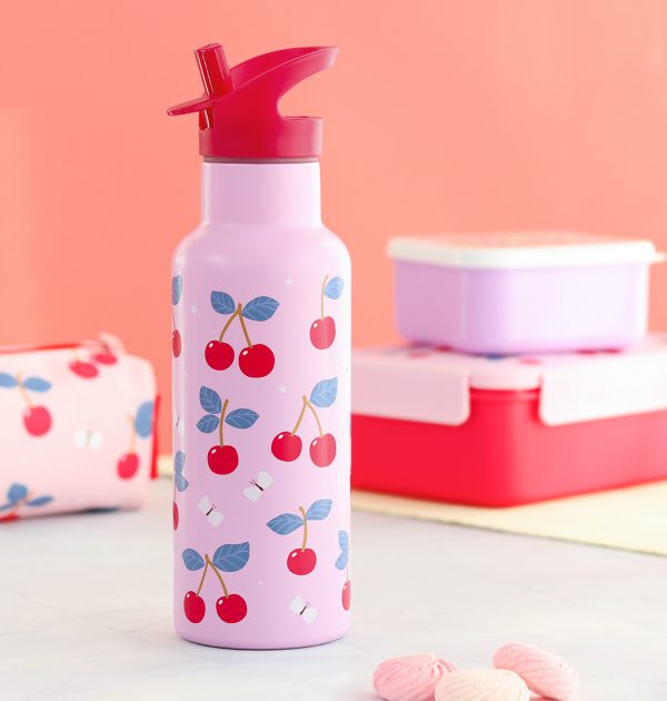 XL Thermal Drinking Bottle - Cherries
