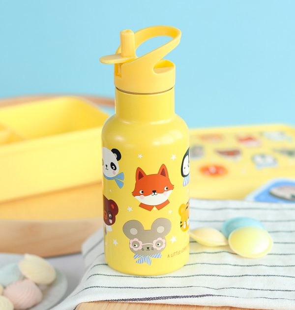 Yellow Animal Thermal Drinking Bottle