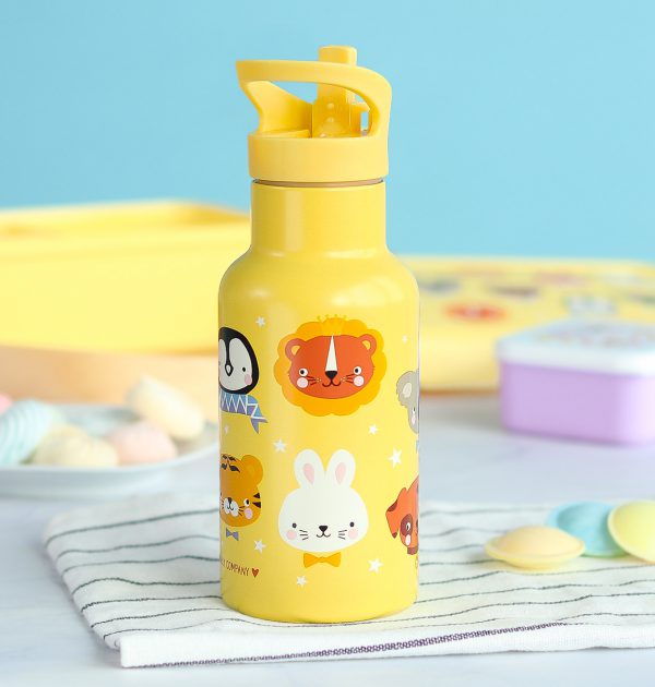 Yellow Animal Thermal Drinking Bottle