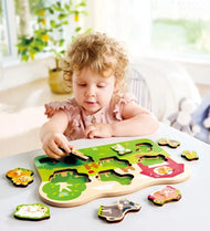 פאזל צורות חווה חקלאית - Hape