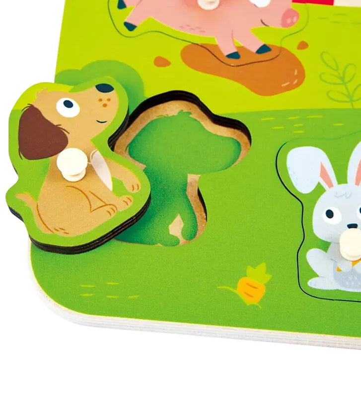 פאזל צורות חווה חקלאית - Hape