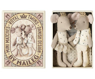 Royal Twin Mouse Dolls, Little Sister and Brother in a Box