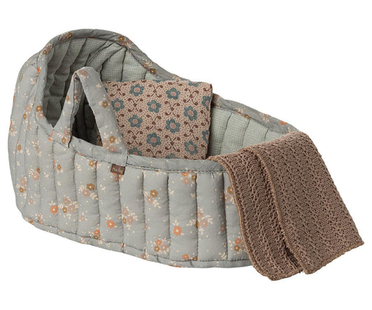 Carrying Cradle Toy for Doll – Large, Blue