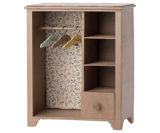 Toy wardrobe, large – powder pink