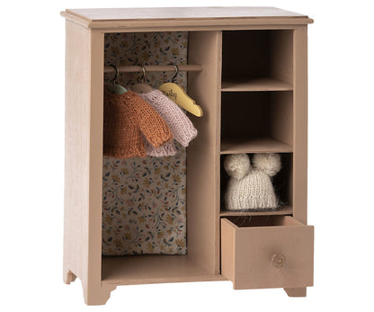 Toy wardrobe, large – powder pink