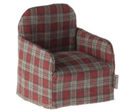 Toy Chair, Mouse – Squares, Red