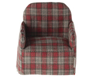 Toy Chair, Mouse – Squares, Red