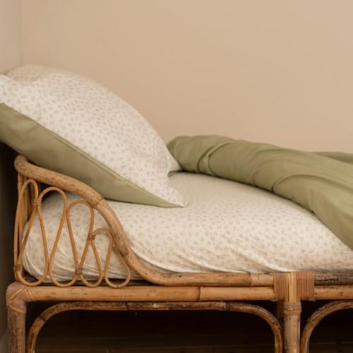 Fitted Sheet 60x120 cm | Blueberry Leaves