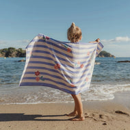 Beach Towel | Lilac Stripes