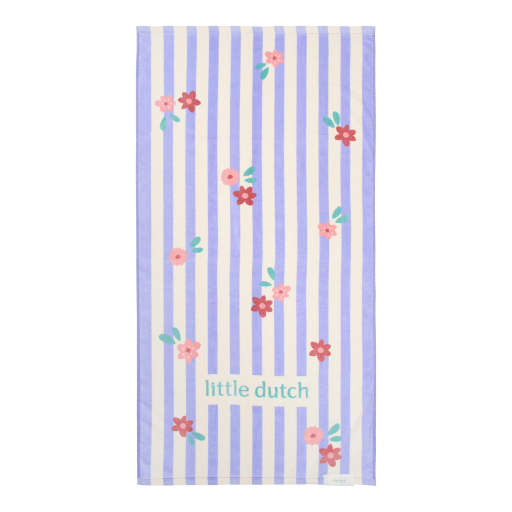 Beach Towel | Lilac Stripes