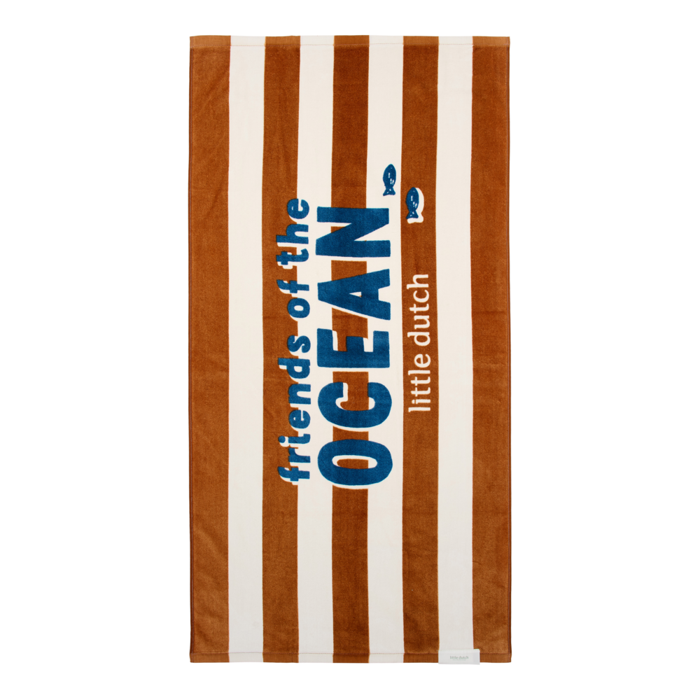 Beach Towel | Ochre Stripes