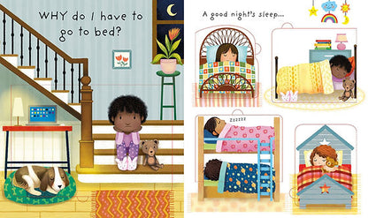 ספר כיסויים שאלות ראשונות - למה צריך ללכת לישון?