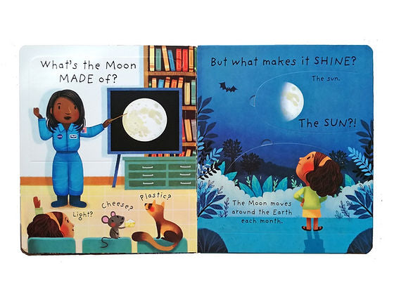 ספר כיסויים שאלות ראשונות - מהו הירח?