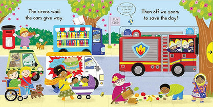 ספר משחק הזזה תחנת כיבוי Busy Fire Station