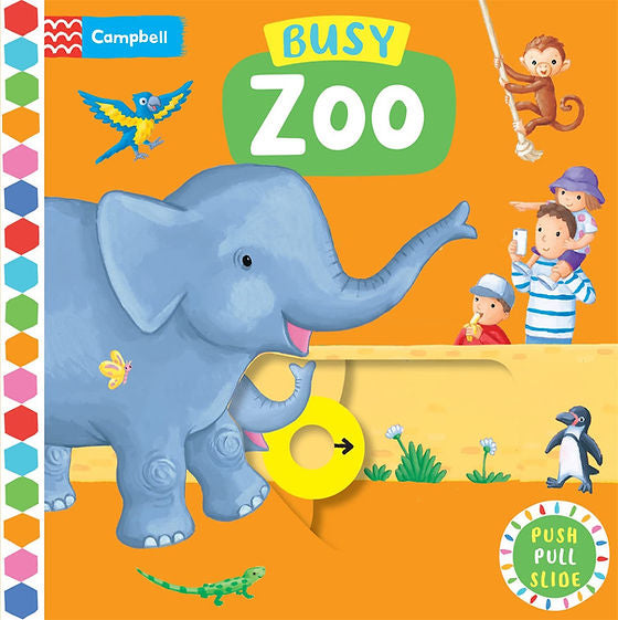 ספר משחק הזזה גן חיות Busy Zoo