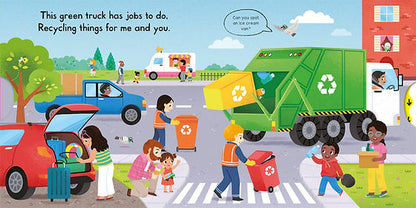 ספר משחק הזזה משאיות Busy Trucks