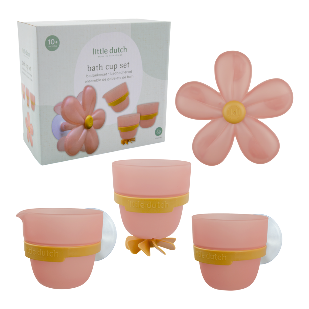 Bath Toys Set - Pink Flower