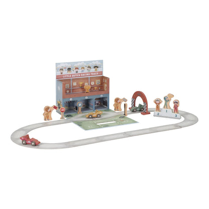 Wooden Racetrack in Play Case