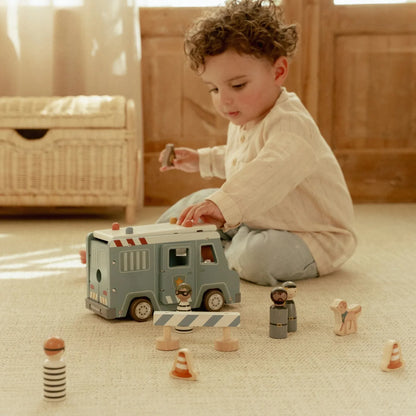 Wooden Police Van