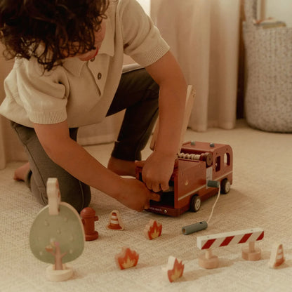 Wooden Fire Truck
