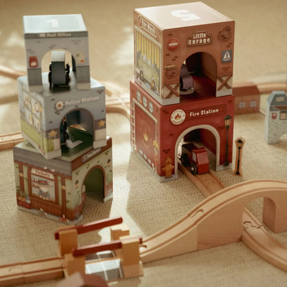 Stacking Blocks with Cars