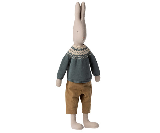 Rabbit size 5, pants and knitted sweater