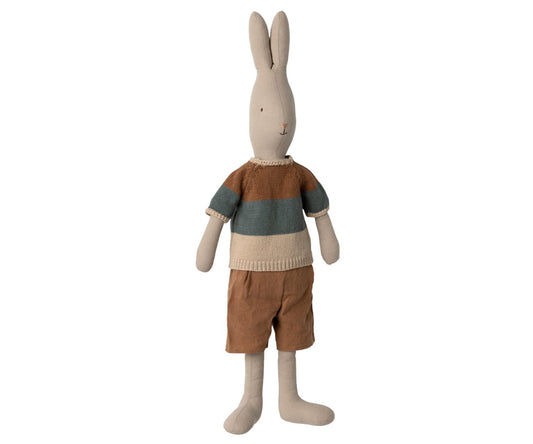 Rabbit size 4, Classic – Knitted shirt and shorts