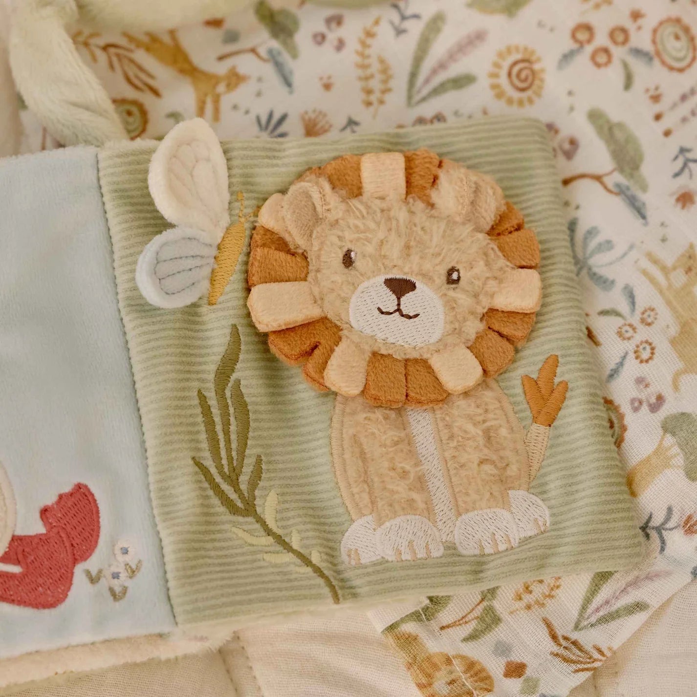 Soft Stroller Booklet - Safari Friends