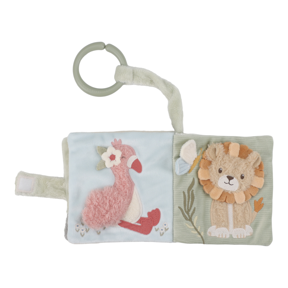 Soft Stroller Booklet - Safari Friends