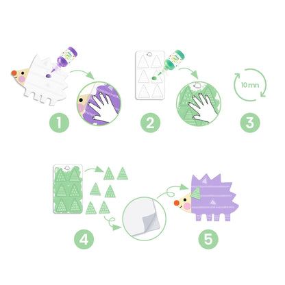 Created for little ones - small shapes hand colors