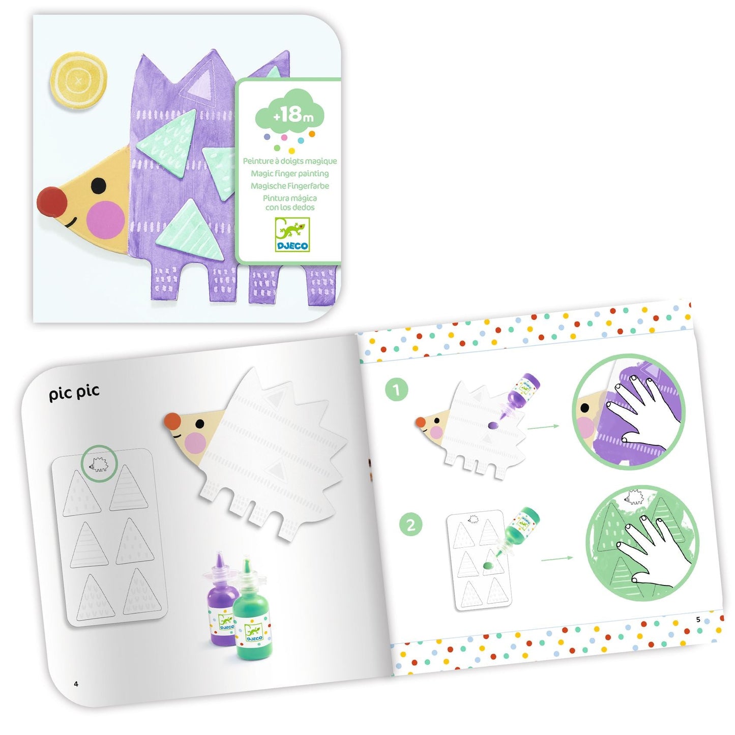 Created for little ones - small shapes hand colors