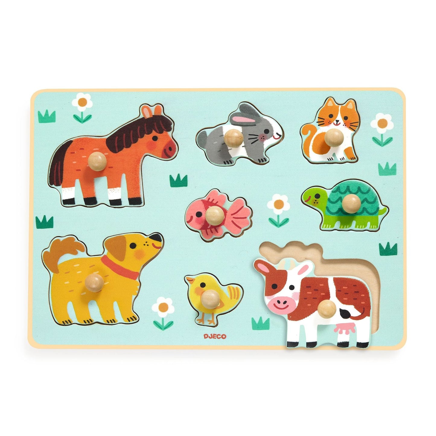 Wooden puzzle - Puppy and friends