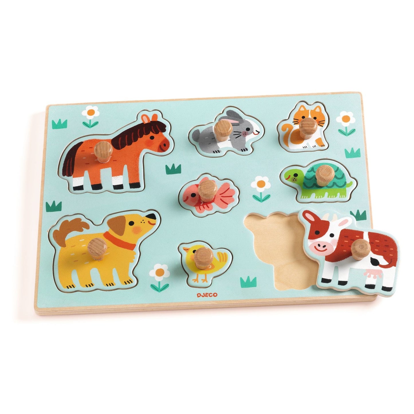 Wooden puzzle - Puppy and friends