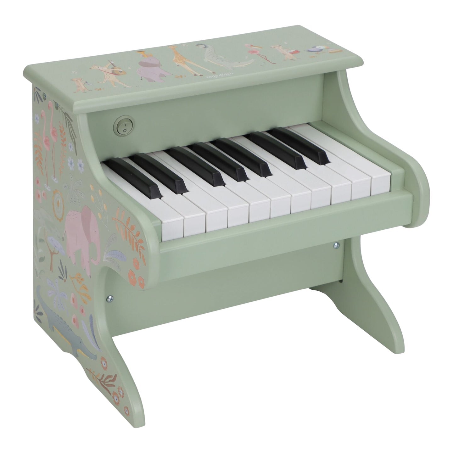 Wooden piano - Green - Safari Friends