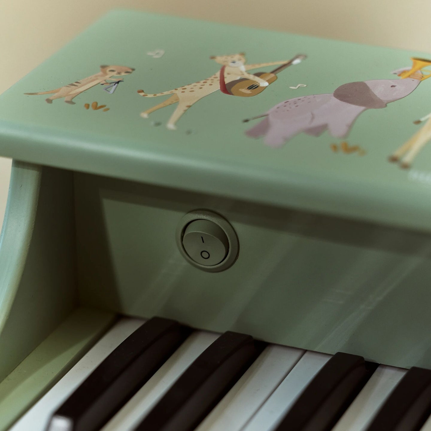 Wooden piano - Green - Safari Friends