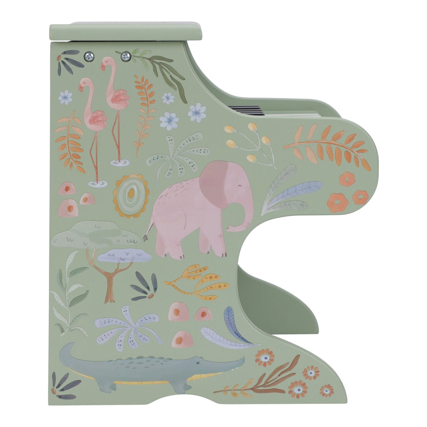 Wooden piano - Green - Safari Friends