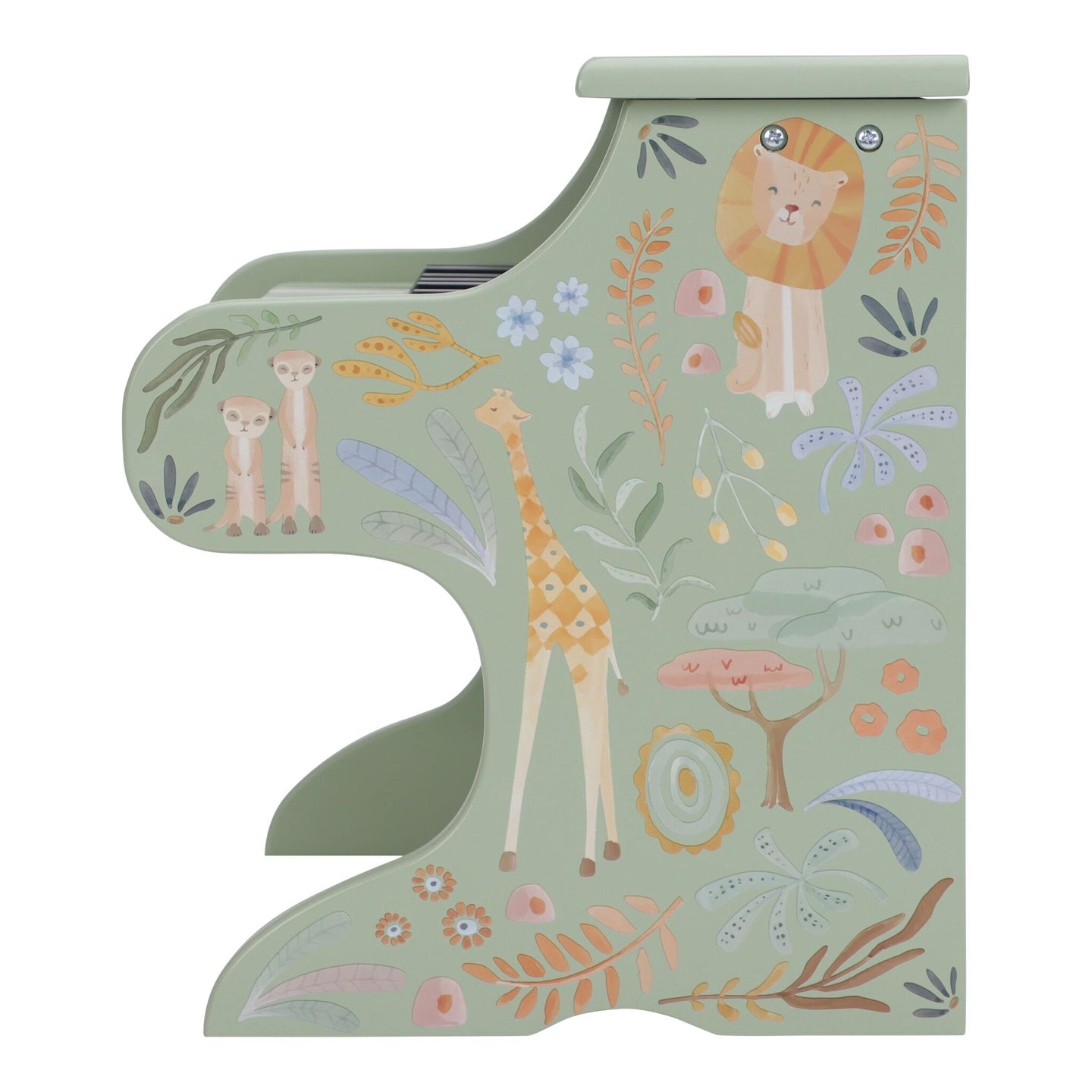 Wooden piano - Green - Safari Friends