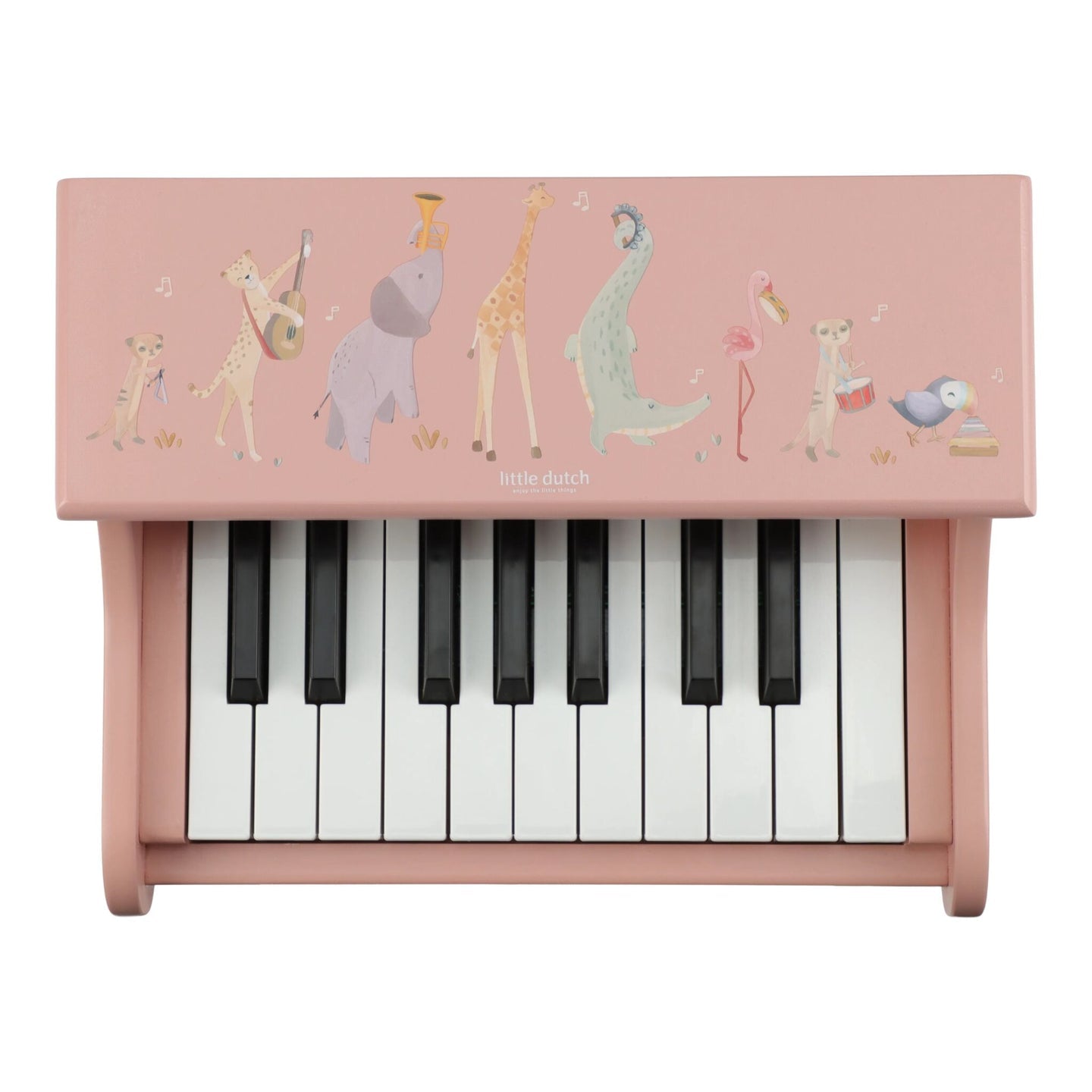 Wooden piano - Pink - Safari Friends