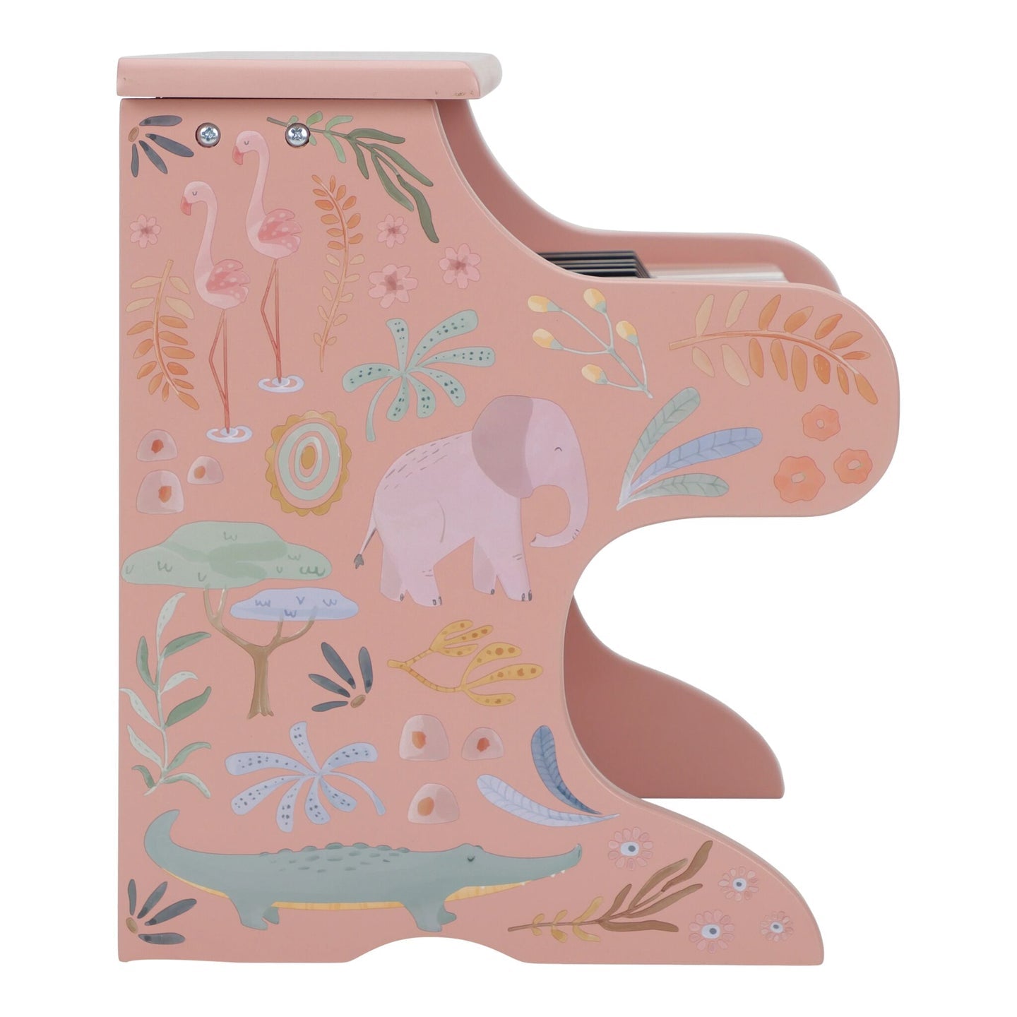 Wooden piano - Pink - Safari Friends